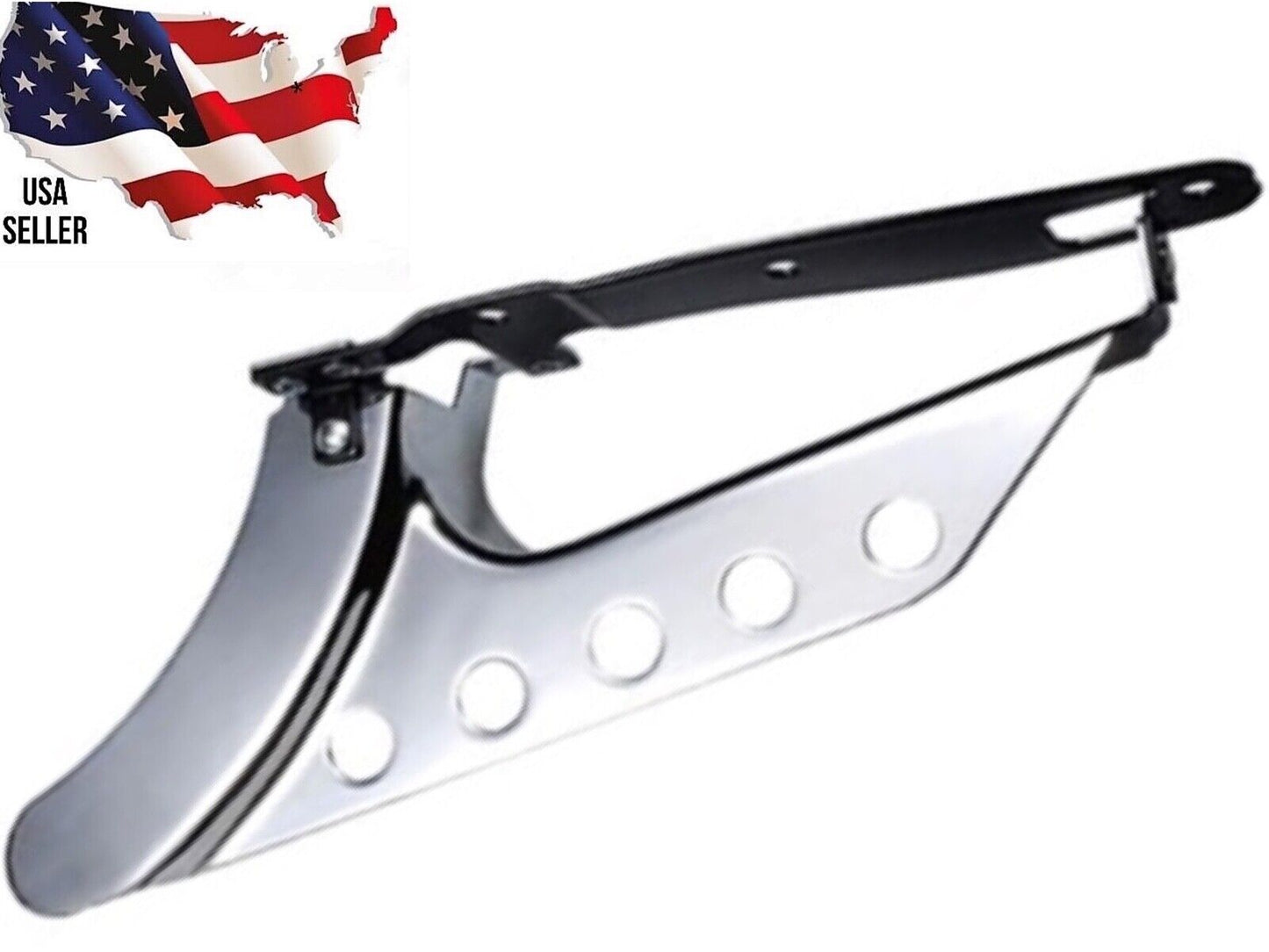 Chrome Belt Chain Guard Low Harley Sportster Super Iron Seventy Two Custom XL883 XL 1200 BUCK SHOT 2004-2024 27-1445
