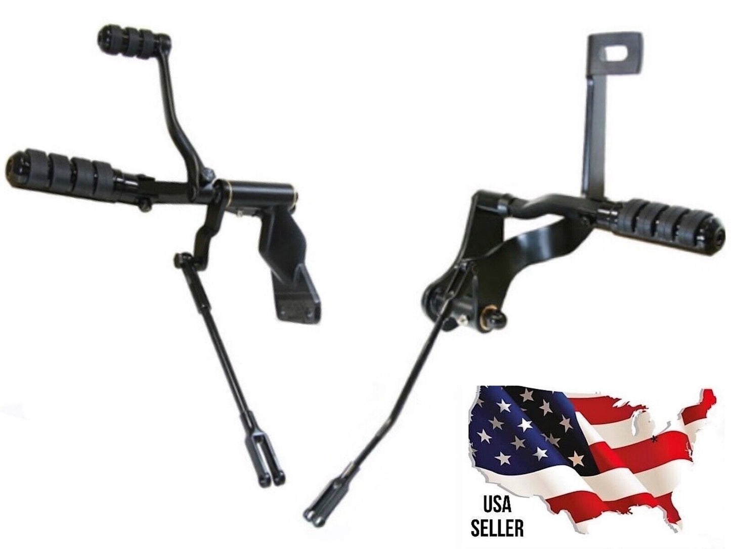 BLACK Forward Control Kit Harley-Davidson sportster 1991-2003 883 XL 1200 XL1200 XL883 30-5450 FOOT PEGS SHIFTER SHIFT LEVER
