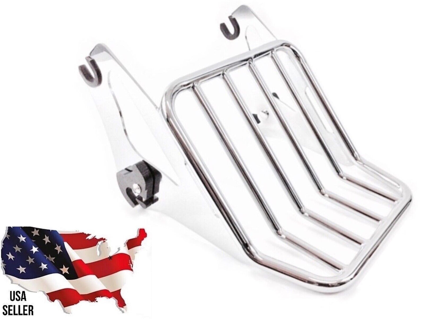 Harley Detachable LUGGAGE RACK 2009-2023 Street Road Glide Detachables 54215-09A QUICK RELEASE ELECTRA GLIDE REAR CARRIER TOURING ROAD KING