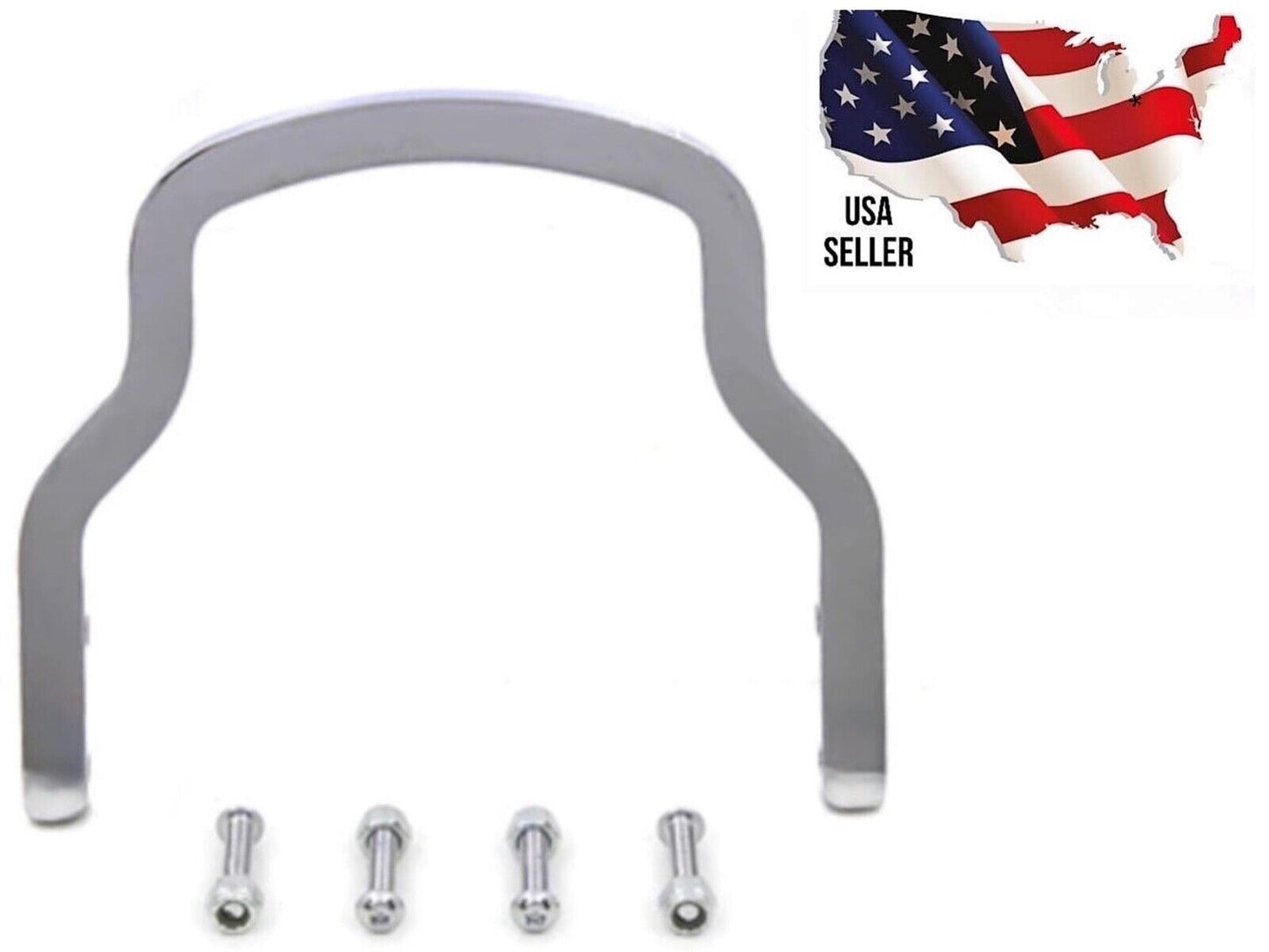 6-1/4" Mini Sissy Bar Upright Chrome Harley-Davidson Sportster 2004-2024 XL 1200 883 HD 50-0843 AND DYNA 2002-2005