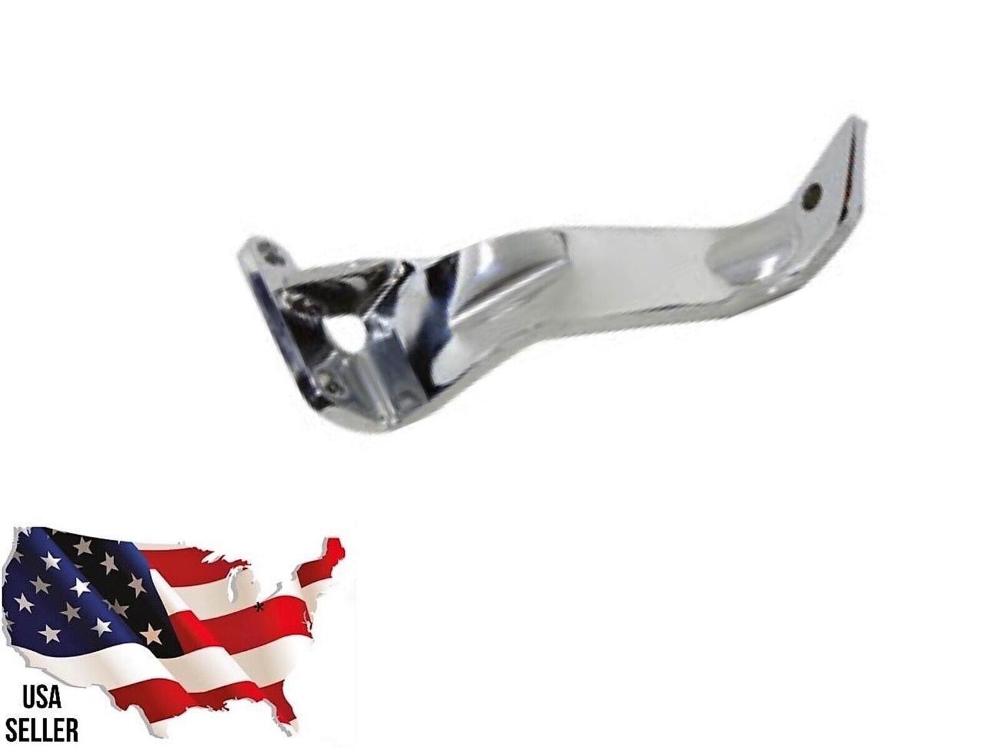 1990-1999 Harley Davidson Softail Fat boy Heritage Footboard Mount Strap Left Chrome foot pegs SPRINGER