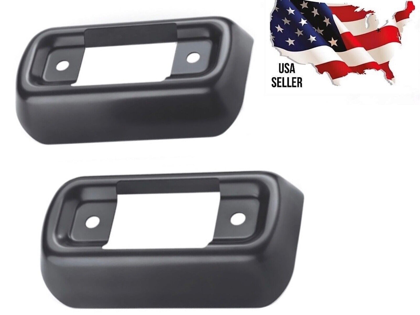 Black Muffler Bracket Cover Set Harley Davidson 1997-2013 Touring 80812-10 CVO s ROADKING STREET ROAD ELECTRA GLIDE VTWIN COVERS