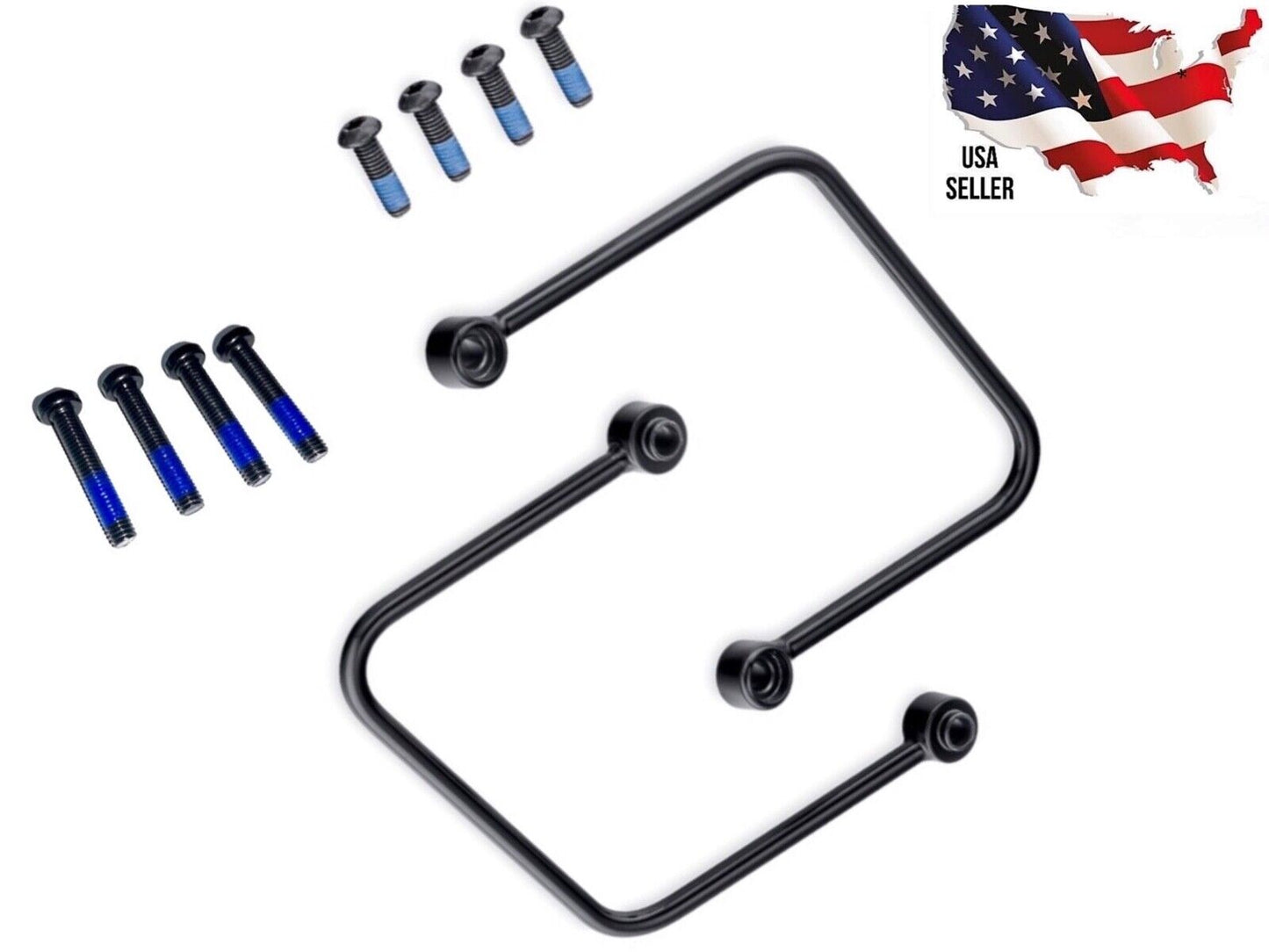 Harley FXBB 114 FXBBS STREET BOB Black SaddleBag Supports Softail 18-23 90201777 STANDARD SLIM 114 FXBB