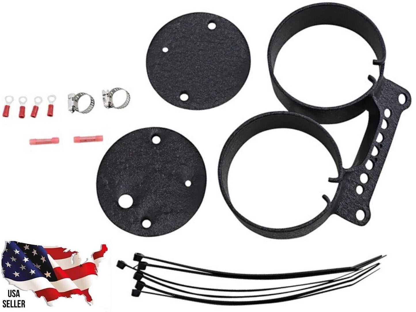 Black Harley Dyna 95-2005 Sportster XL1200 XL883 Dual Gauge Bracket HD 67294-95A XL 883 1200 SUPER GLIDE DYNA V-TWIN
