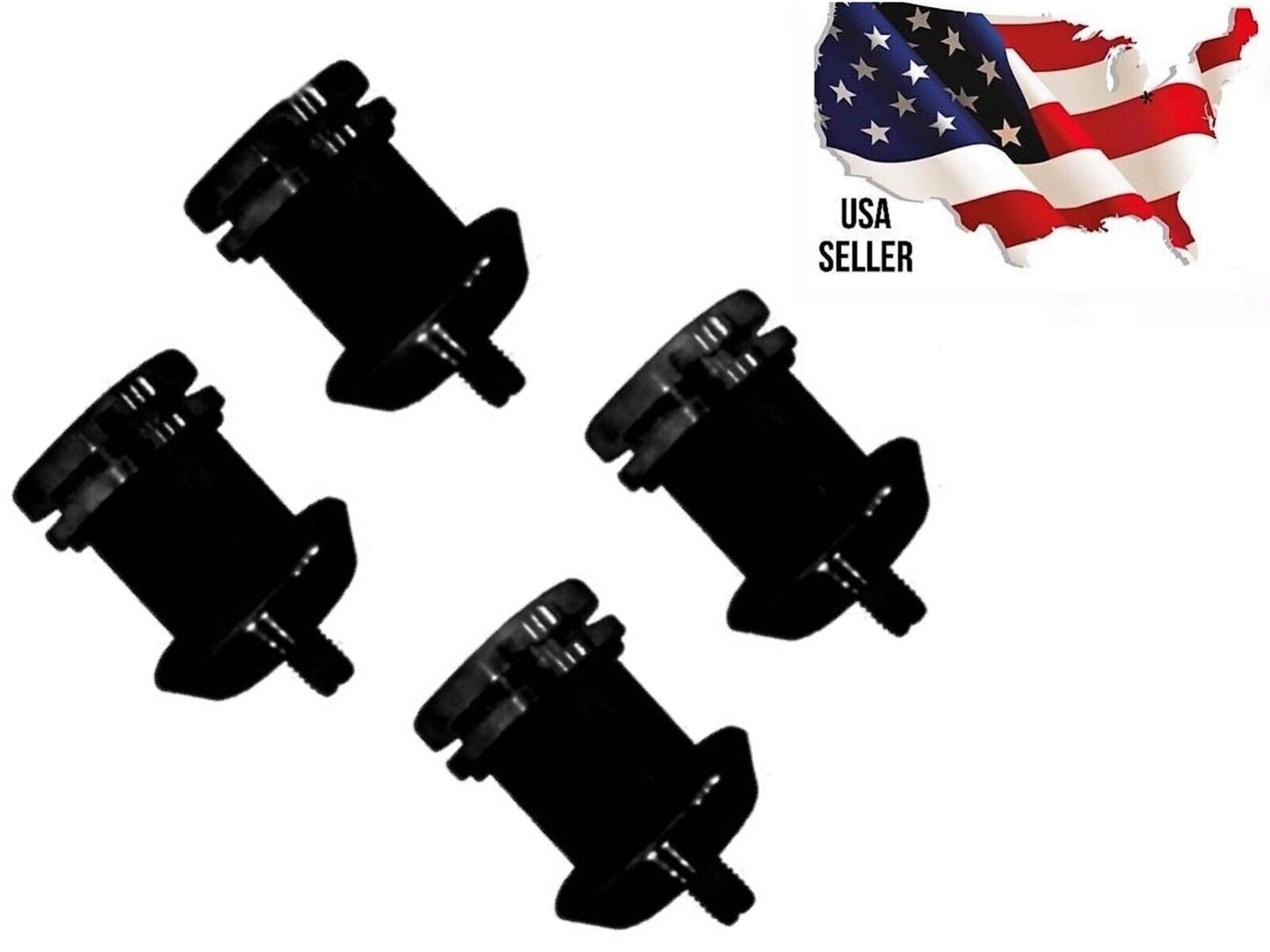 BLACK Indian Quick Release Mounts 2881166 SCOUT Saddlebag Detachable Sissy Bar BACKREST SPOOLS