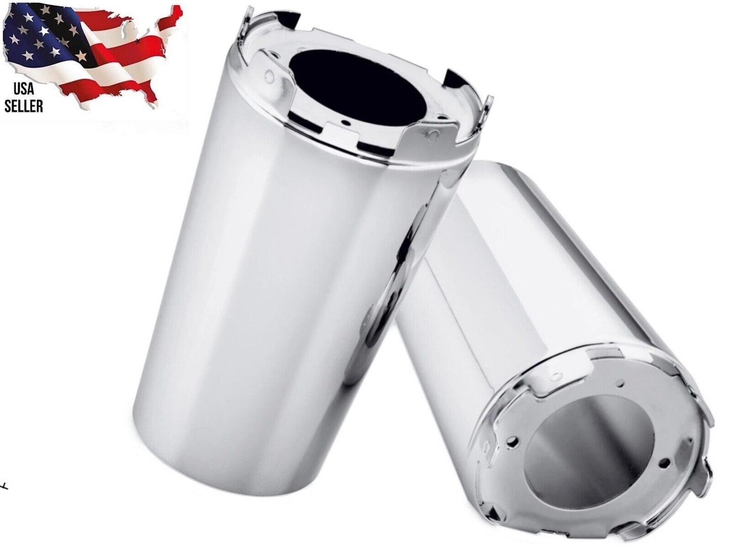 Harley Davidson SLIDERS CHROME Upper Fork Slider Cover 45800133 2018-2023 FAT BOY FATBOY SOFTAIL