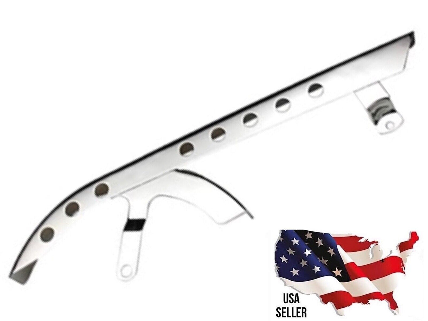 Chrome Upper Belt Guard Harley Davidson Sportster 2004-2024 XL883 XL1200 Custom FORTY EIGHT 48 SUPER LOW IRON BUCK SHOT