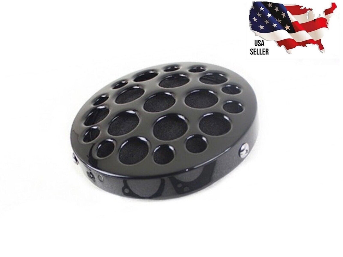 Turbo Air Cleaner For Harley Dyna Ironhead FL FX XL 1972-1984 – Wyatt Gatling Black